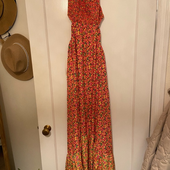 NWT Orange/Pink Maxi Dress - Picture 6 of 9